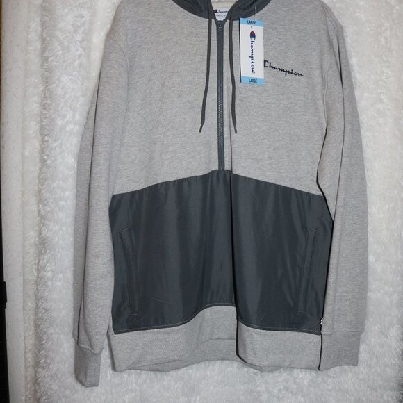 Champion men's jacket with hood and new with tags size large - Picture 3 of 6